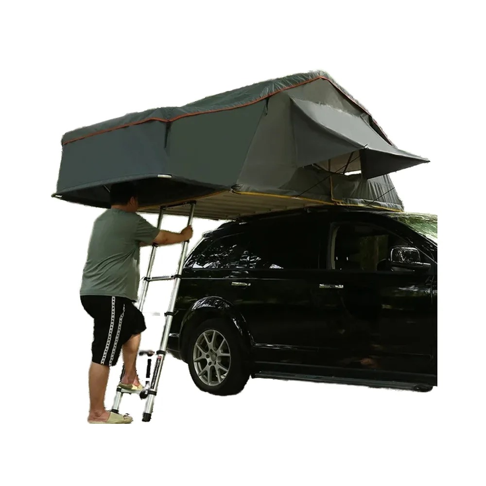Fully Automatic Self-Driving Outdoor Camping Roof Top Tent Double Layer Four-Season Extendable Quick-Opening Rainproof 2 Person